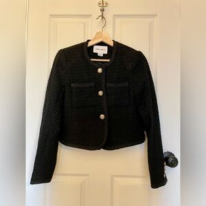 Black tweed jacket